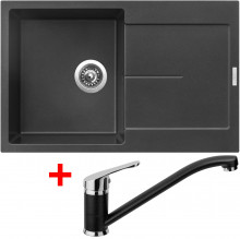 Sinks ULTIMA 790 Metalblack + Pronto GR 